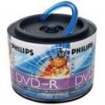 DVD-R Philips Imprimíveis  8X—Pack 50
